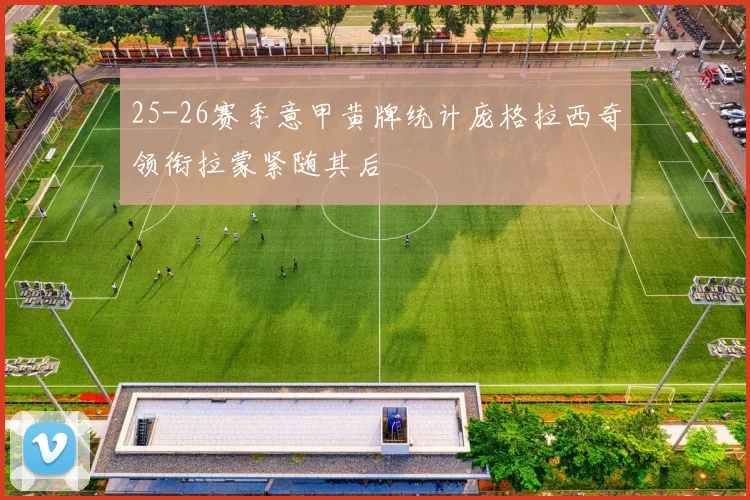 25-26赛季意甲黄牌统计庞格拉西奇领衔拉蒙紧随其后