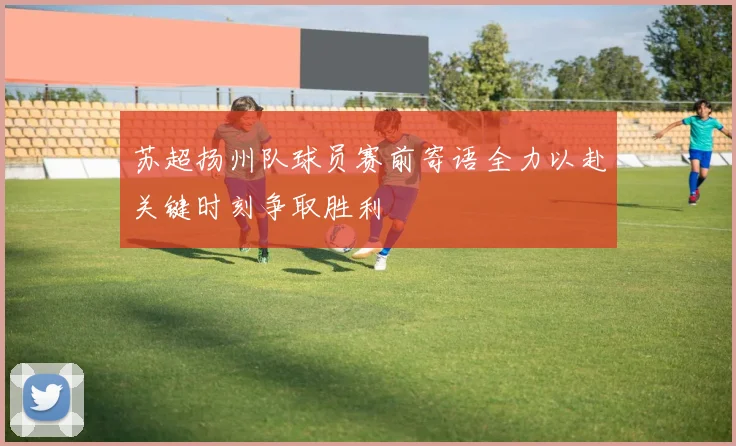苏超扬州队球员赛前寄语全力以赴关键时刻争取胜利